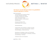 Tablet Screenshot of naturheilpraxis-winter.com